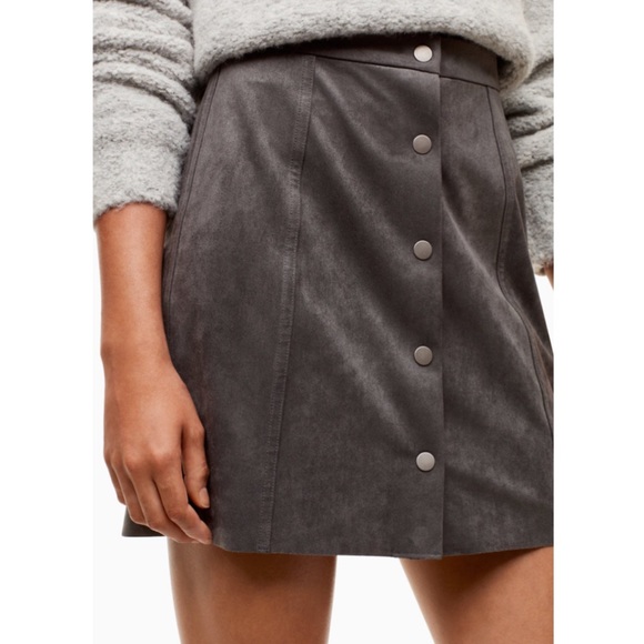 Aritzia Dresses & Skirts - Aritzia | Faux Suede Centinela Skirt